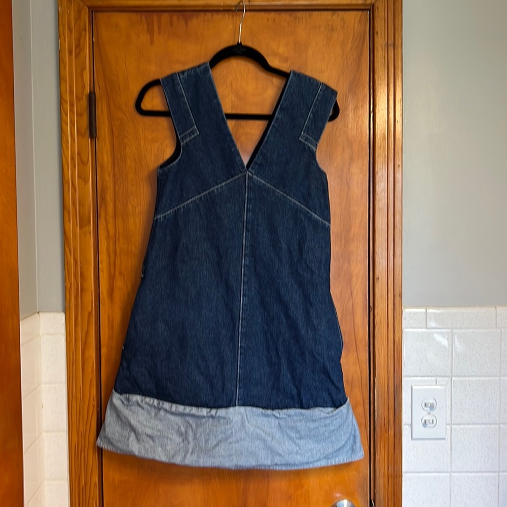 COS blue jean dress size 4
